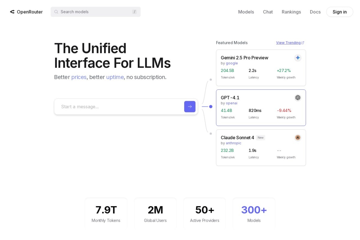 OpenRouter OpenRouter