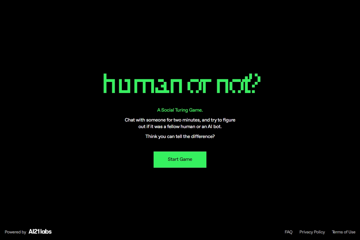 Human or Not?